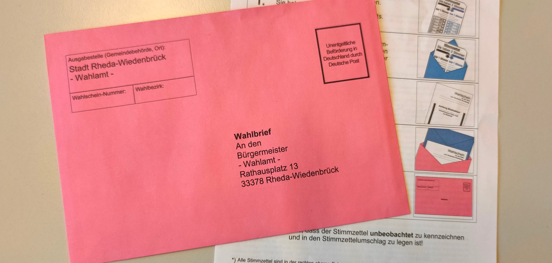 Kann Man Die Briefwahl Im Wahlbüro Abgeben Briefwahl jetzt beantragen - im Februar wählen | rheda-wiedenbrueck